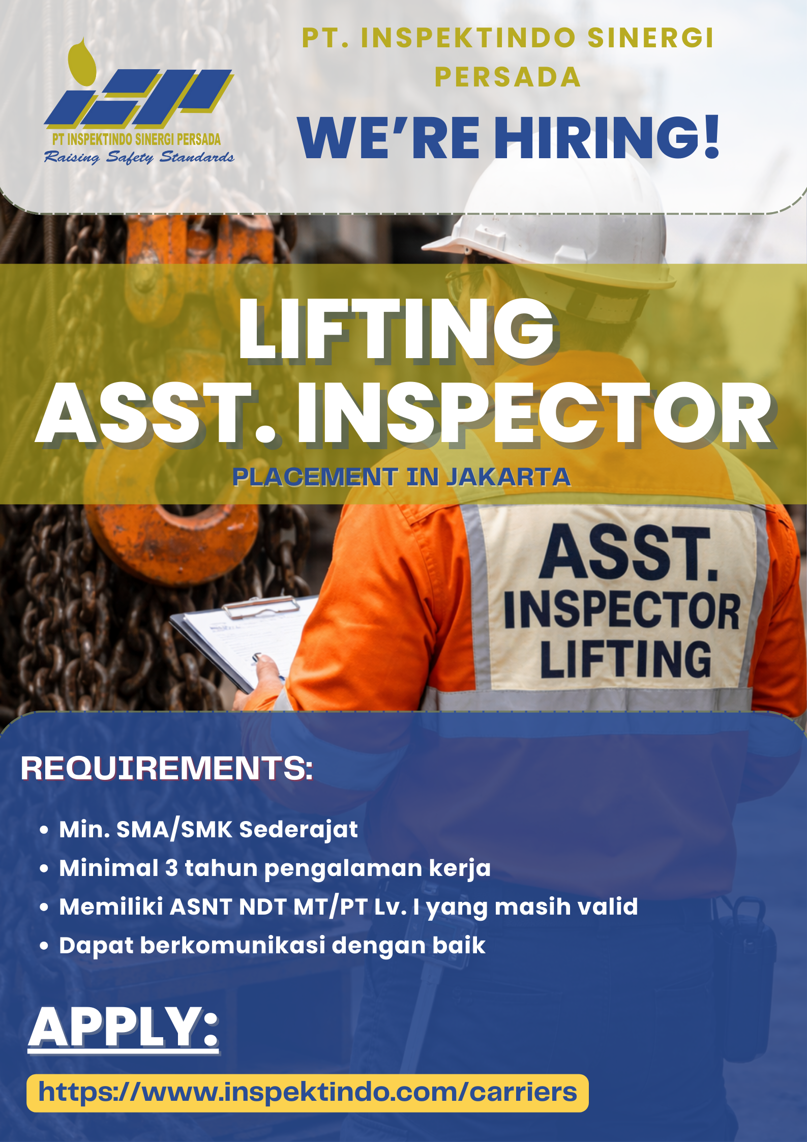 LIFTING ASST. INSPECTOR